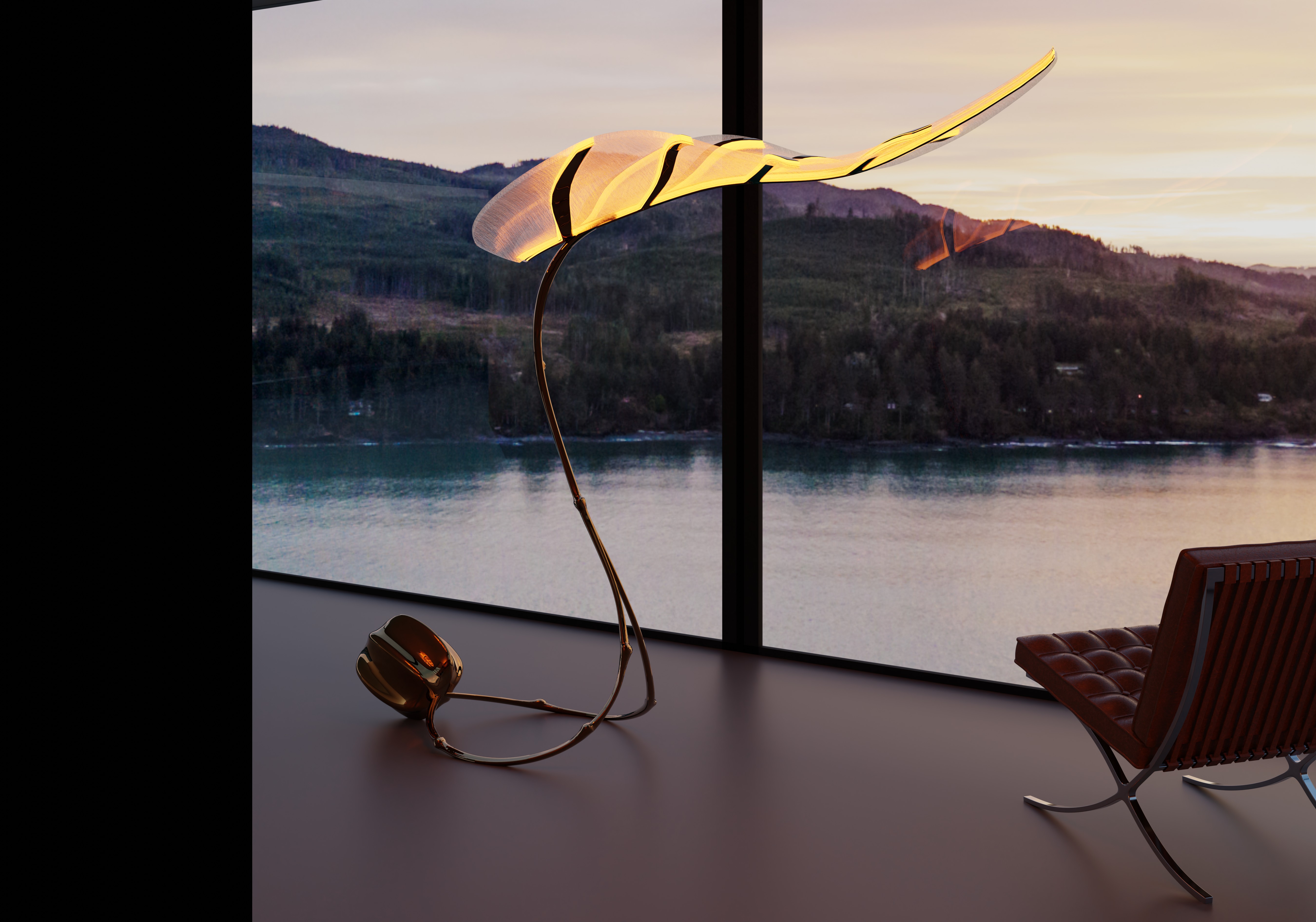 Leaf Floor Lamp